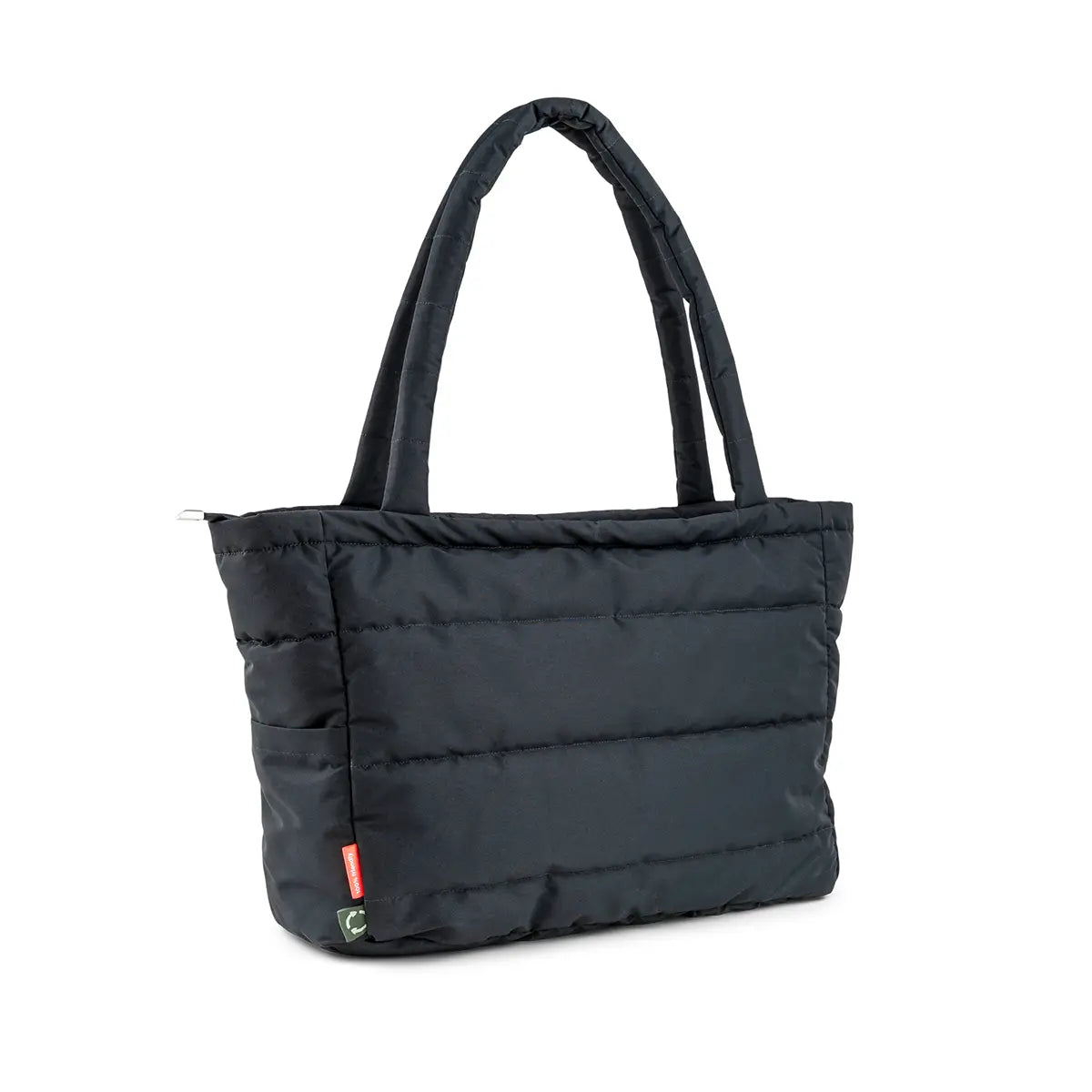 Quilted changing tote bag - Black