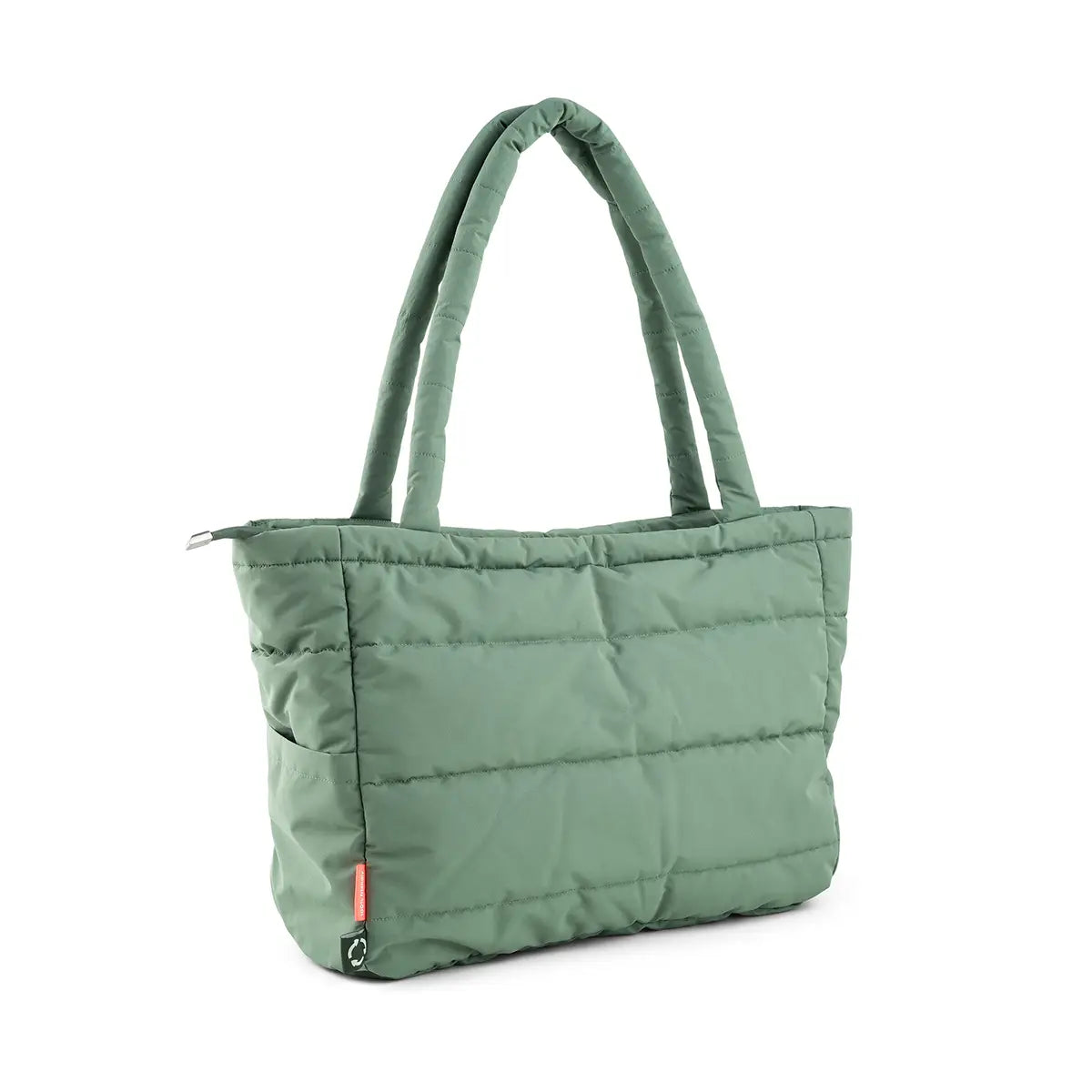 Quilted changing tote bag - Green