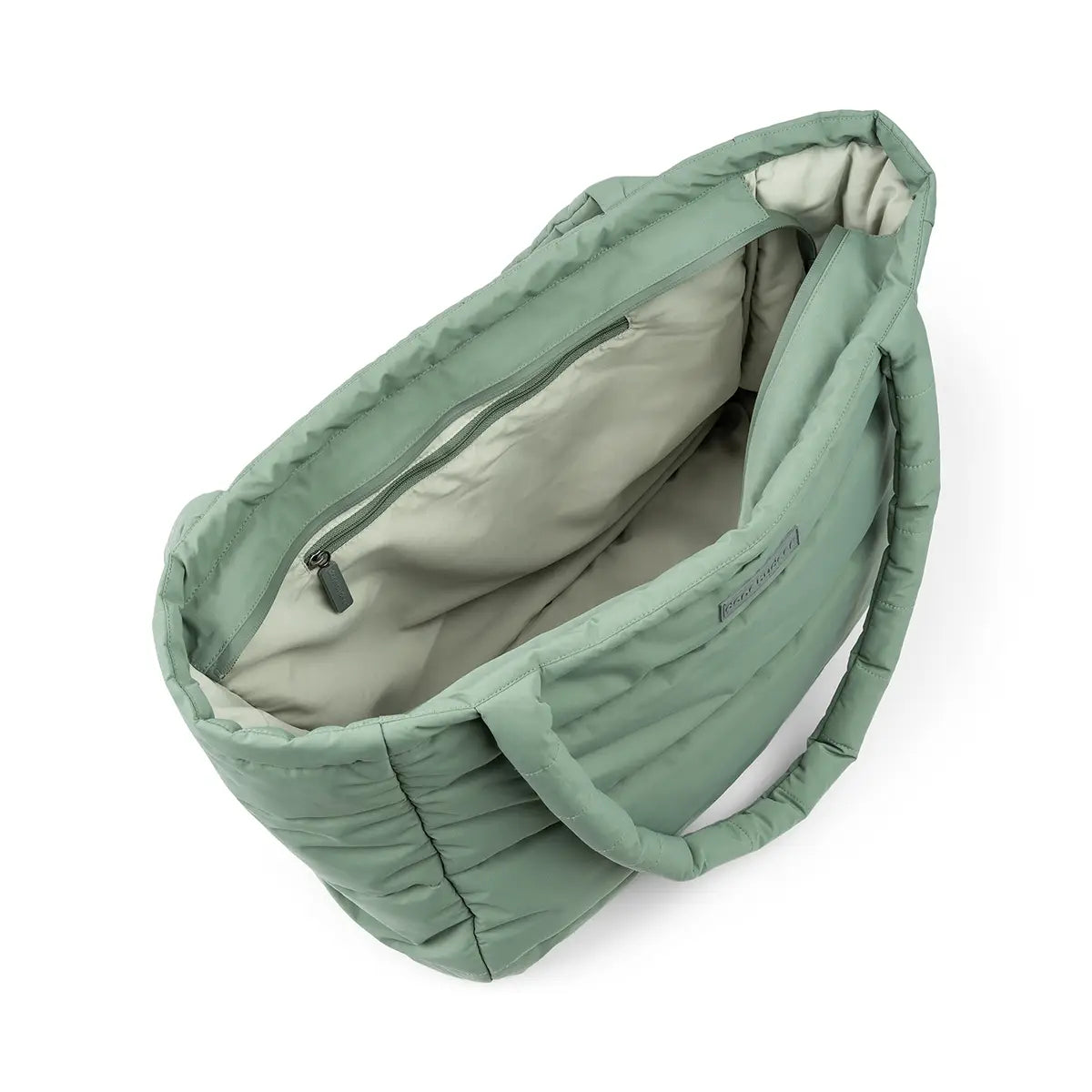 Quilted changing tote bag - Green