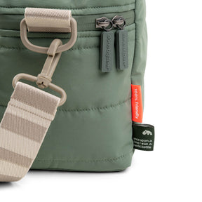 Quilted insulation bag - Croco - Green