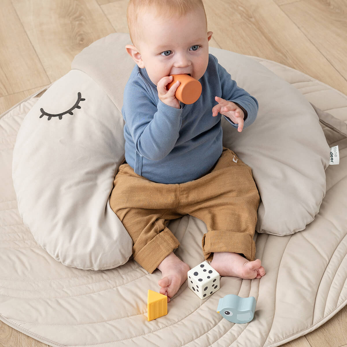Sensory block set 4 pcs - Birdee - Colour mix – Shop at Done by Deer official webshop Sensory block set 4 pcs - Birdee - Colour mix – Shop at Done by Deer official webshop