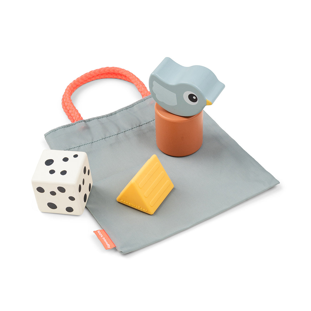 Sensory block set 4 pcs - Birdee - Colour mix