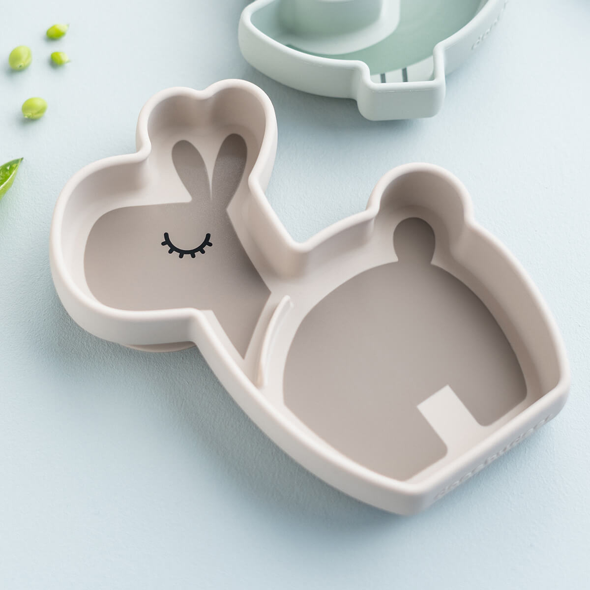 Assiette silicone avec ventouse - Lalee - Sable