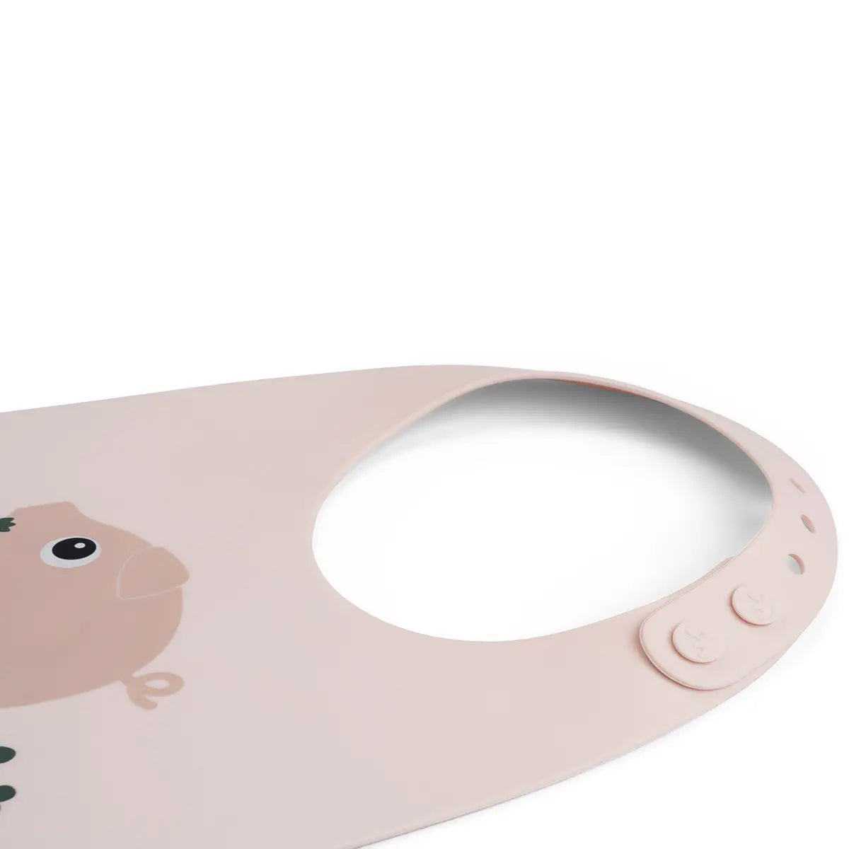 Bavoir silicone - Pigee - Rose