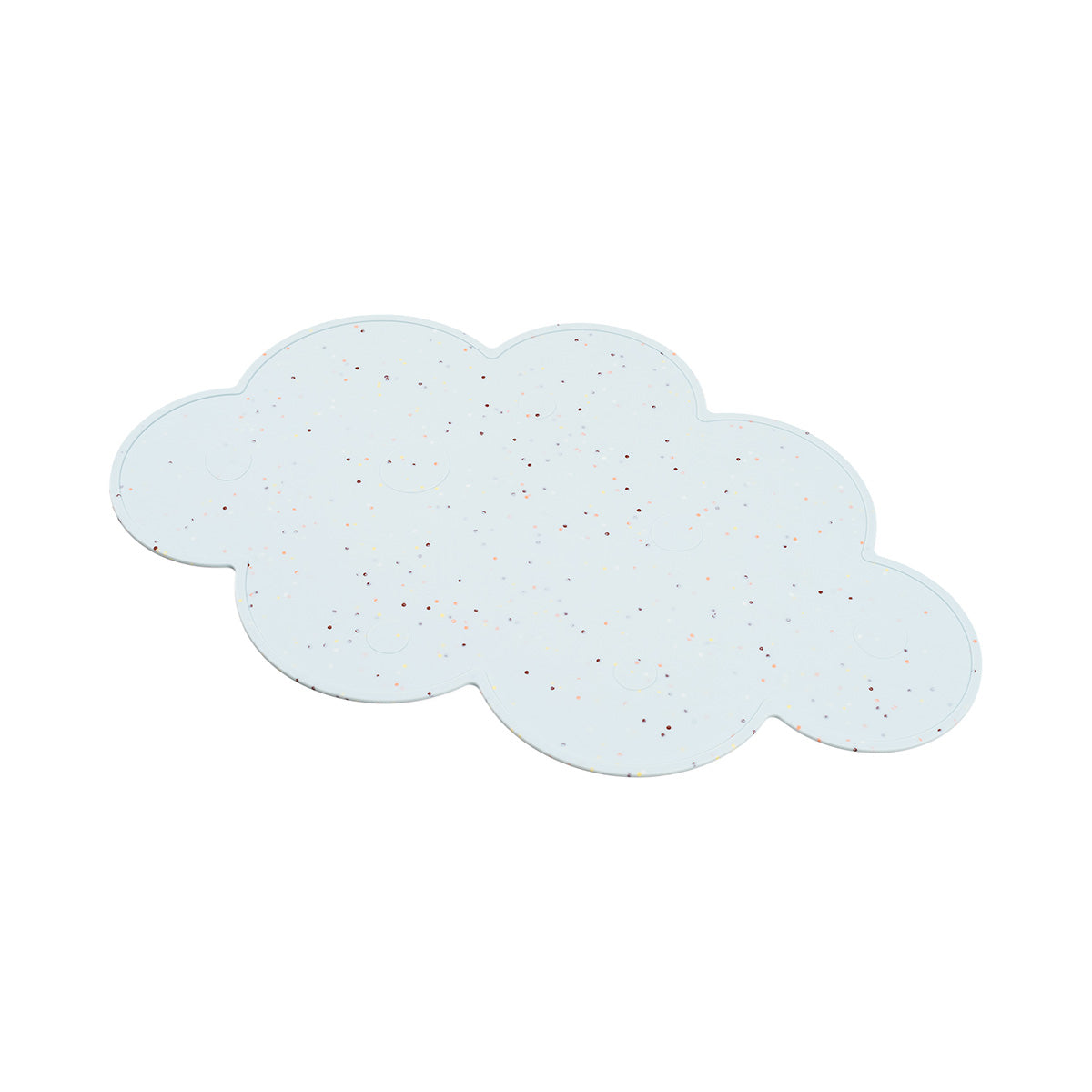 Silicone placemat - Confetti - Blue