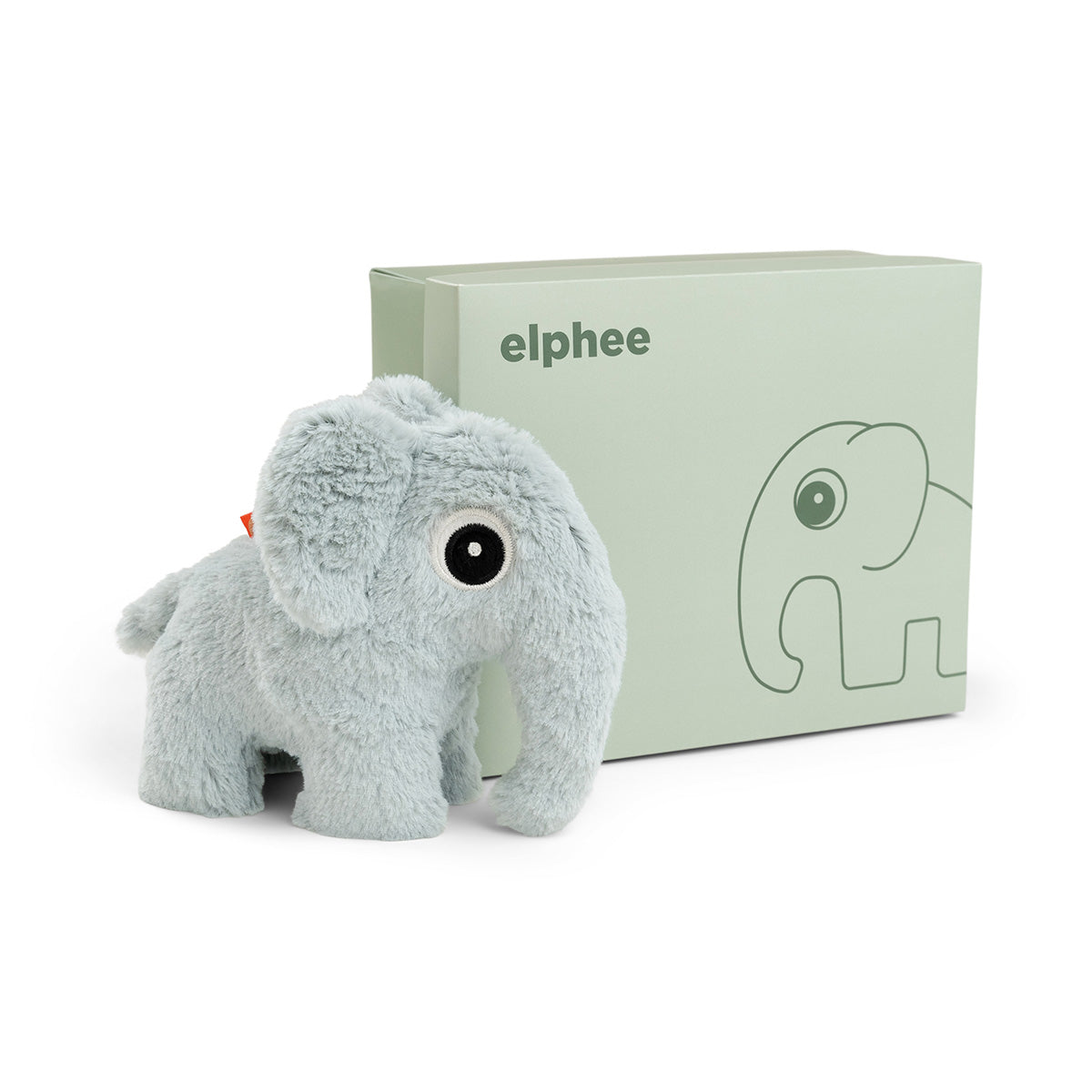 Soft toy gift box - Elphee - Blue