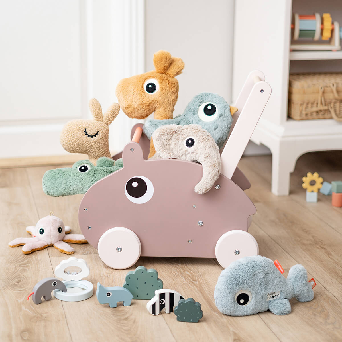 Done by Deer Activity Toy - Zebee Black | Baby Bee – BabyBeeCo