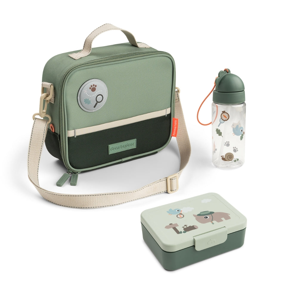 tiny trails insulated lunch kit - 4 L - green