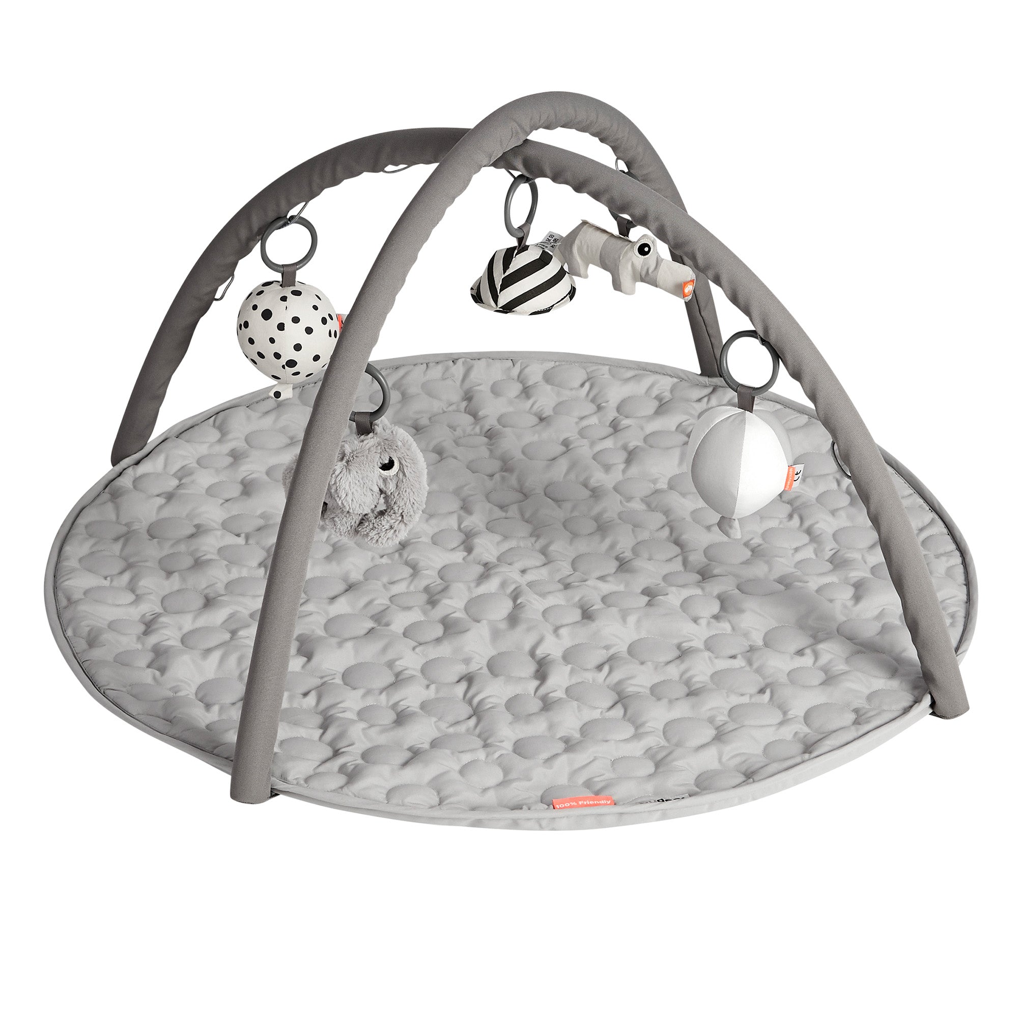 Activity play mat - Deer friends - Grey - Front