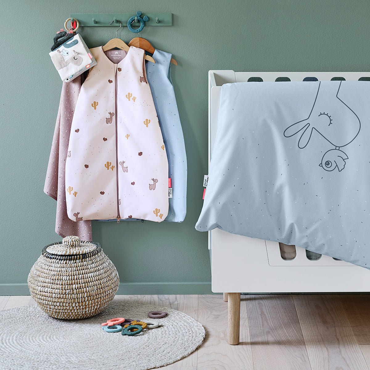 Bedlinen baby - Lalee - Blue - Lifestyle