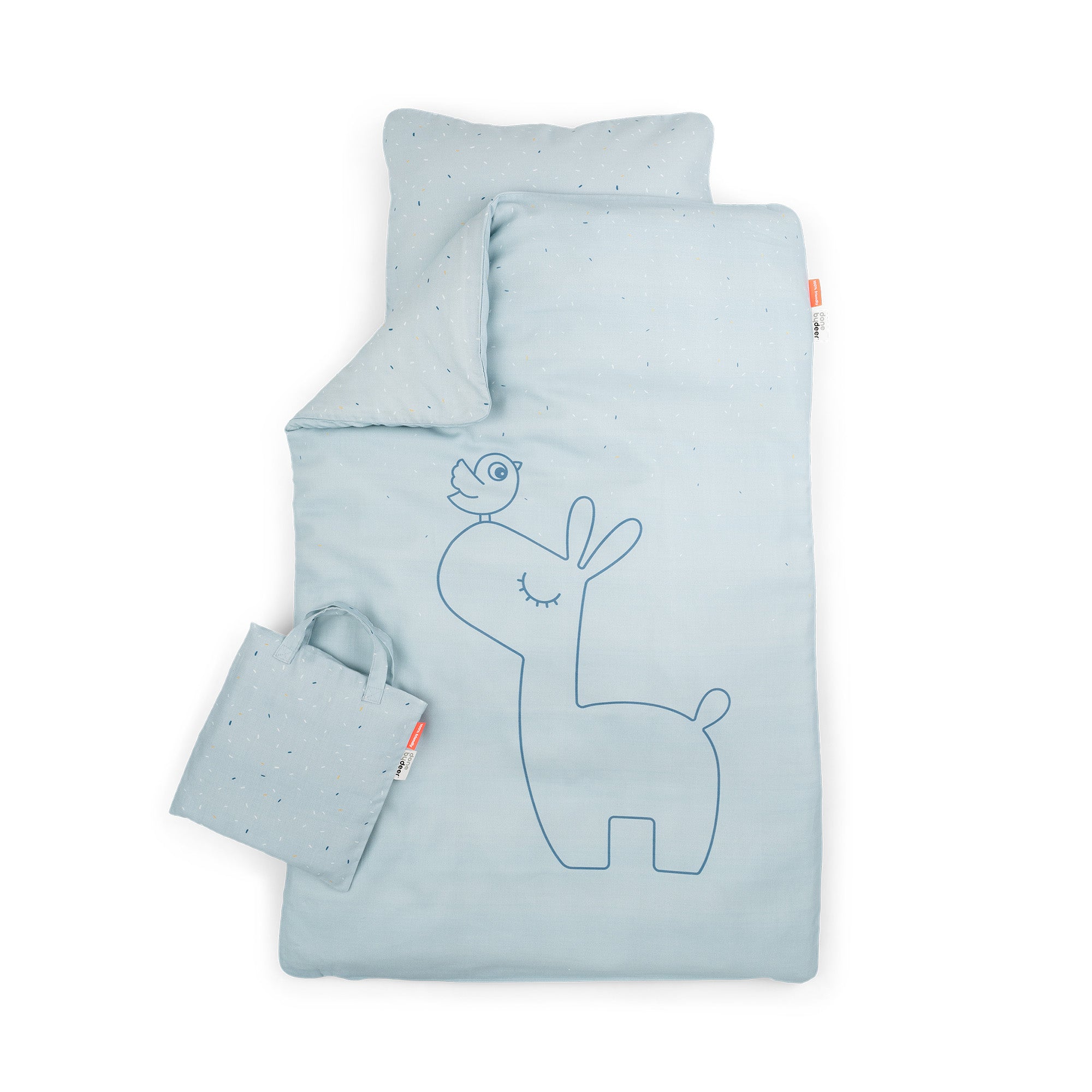 Bedlinen baby - Lalee - Blue - Front