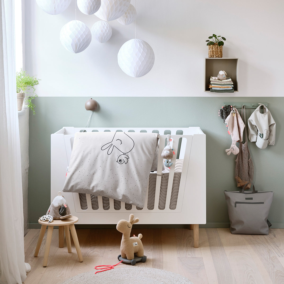 Bedlinen baby - Lalee - Sand - Lifestyle