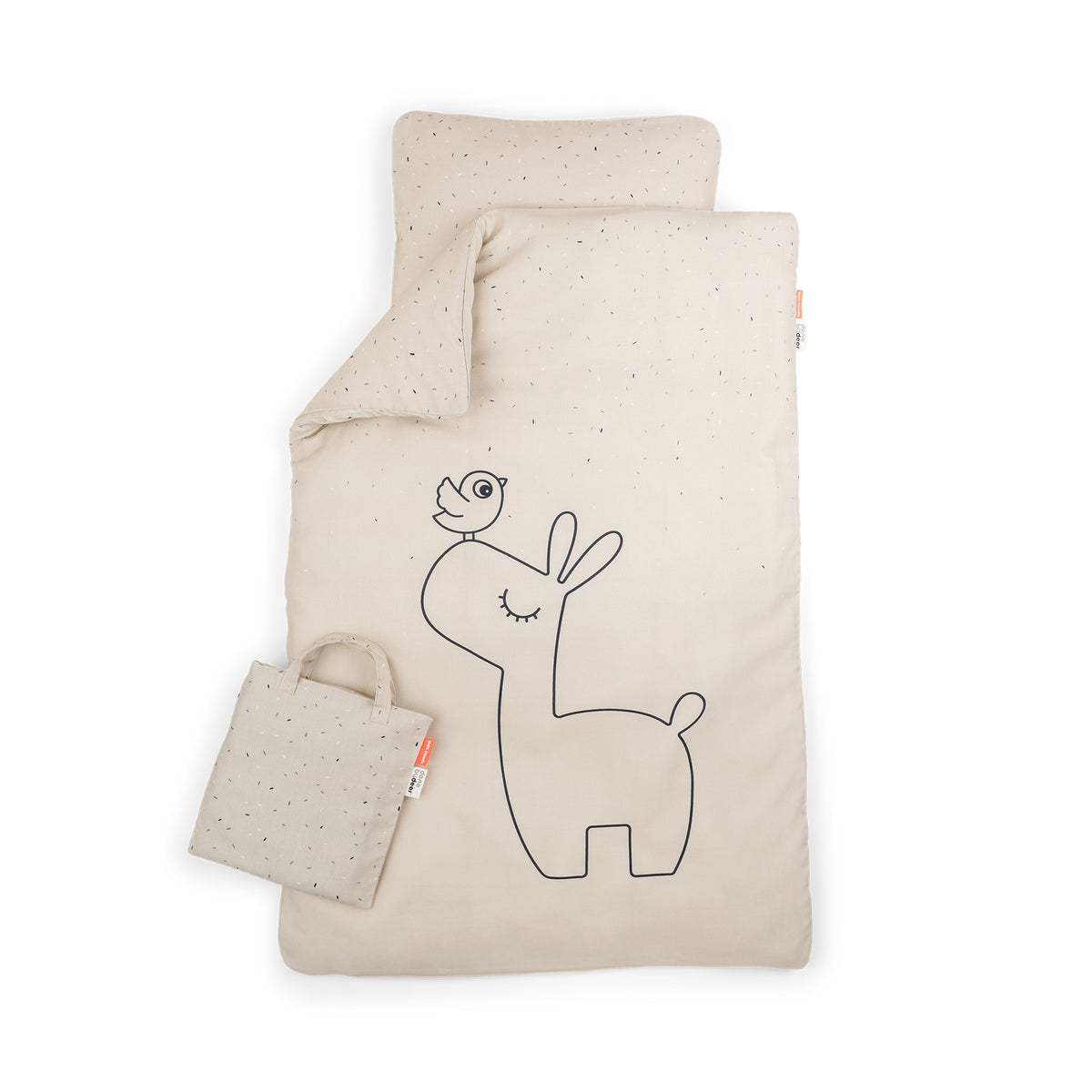 Done by Deer Musical Toy Wally Powder - Soft and Cozy - Soothing Melody of  'Over the Rainbow' - Velcro Clip for Easy Hanging - Perfect Addition to the