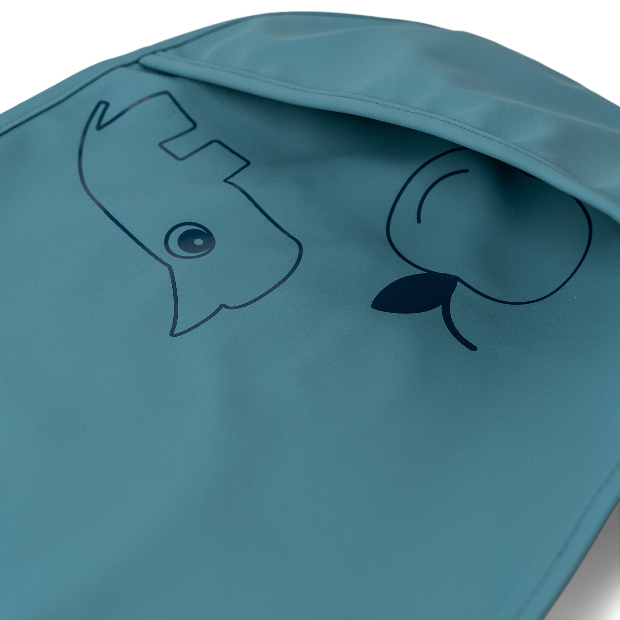 Bib with velcro 2-pack - Deer friends - Blue - Detail