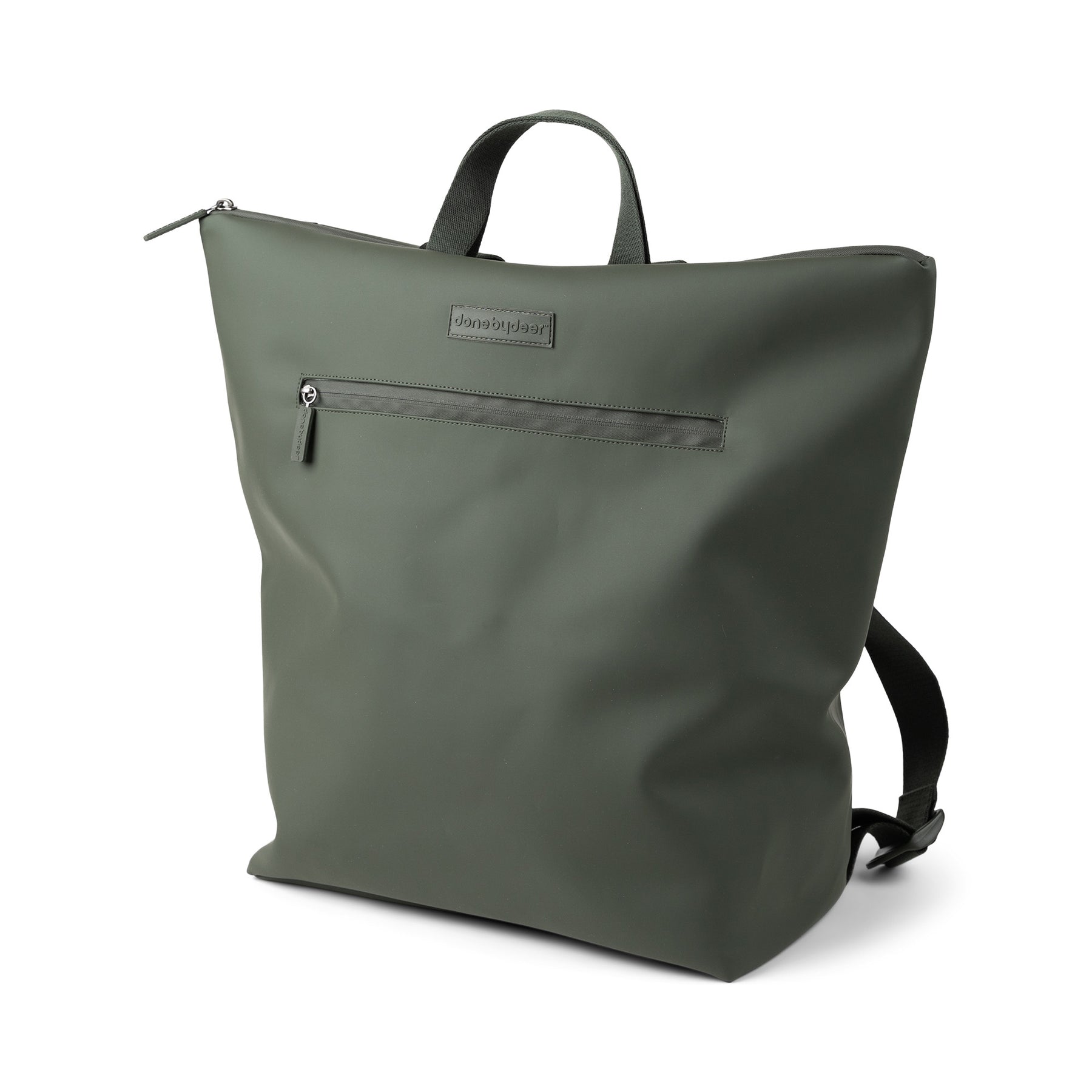 Changing backpack - Dark green - Front