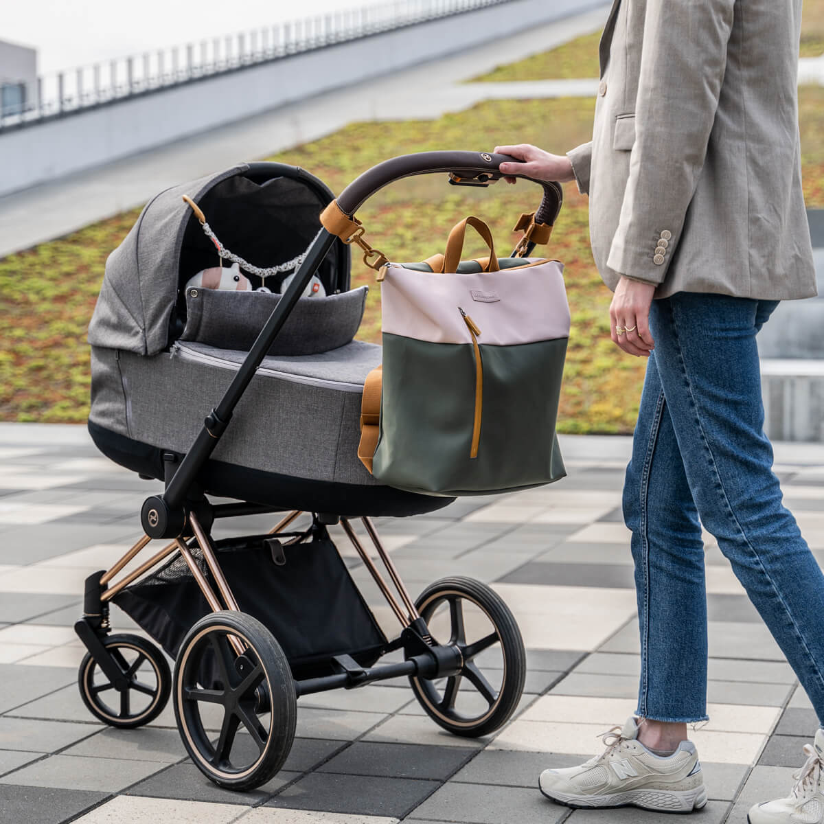 Wickelrucksack - Rosa Mix