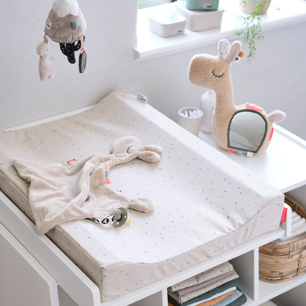 Changing pad easy wipe - Confetti - Sand - Lifestyle