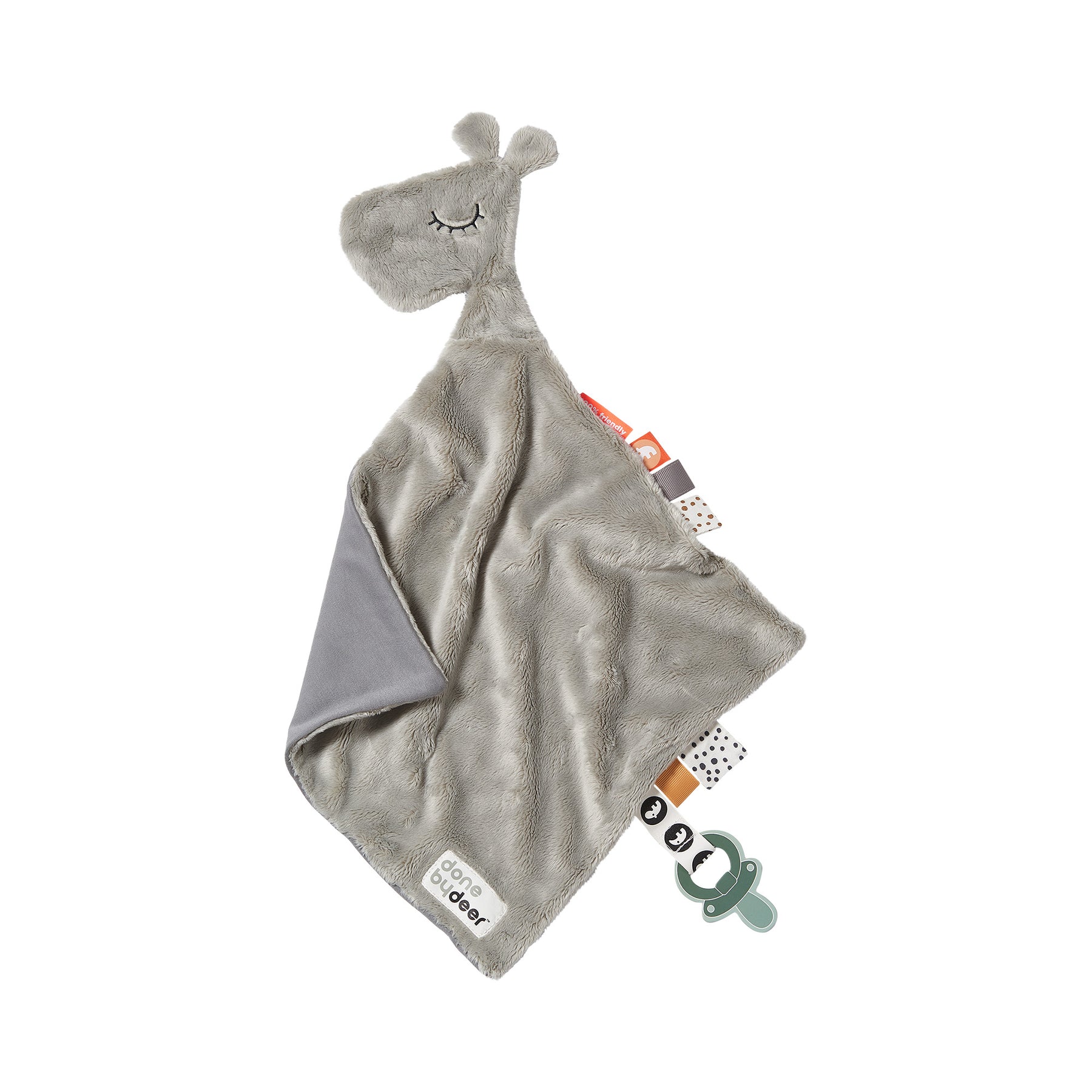 Comfort blanket - Raffi - Grey - Front
