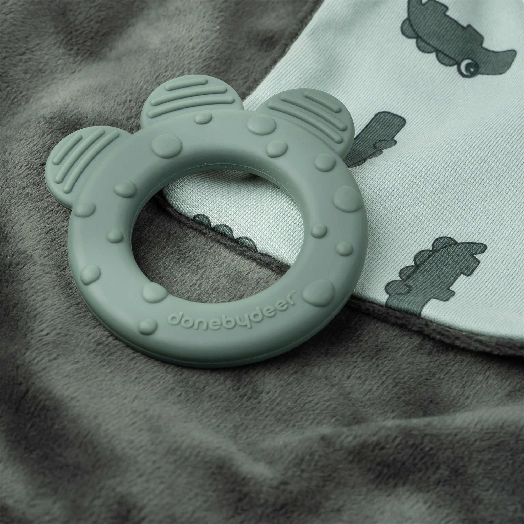 Comfort teether - Croco - Green - Detail