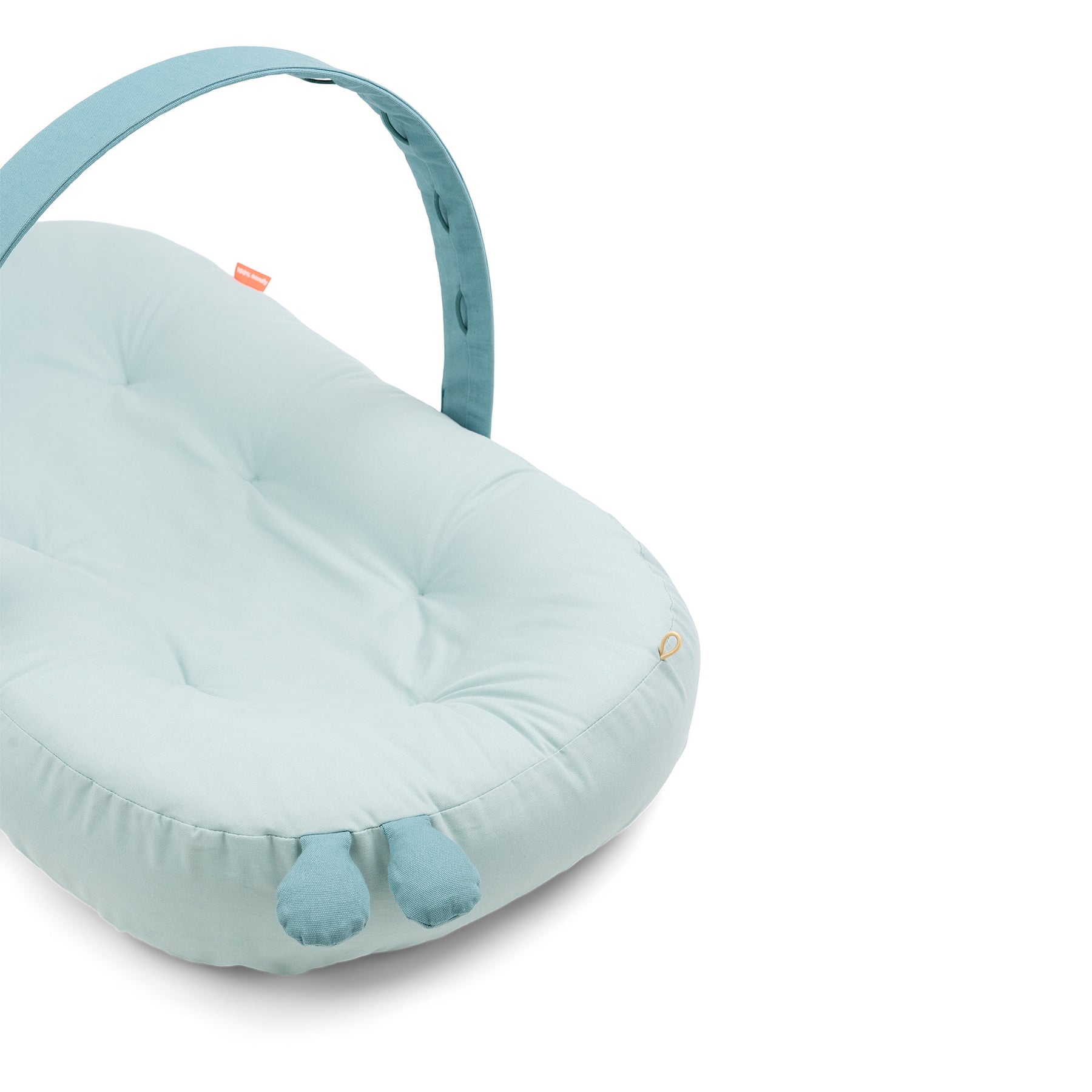 Cozy lounger with activity arch - Raffi - Blue - Detail