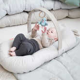 Cozy lounger with activity arch - Raffi - Sand - Lifestyle