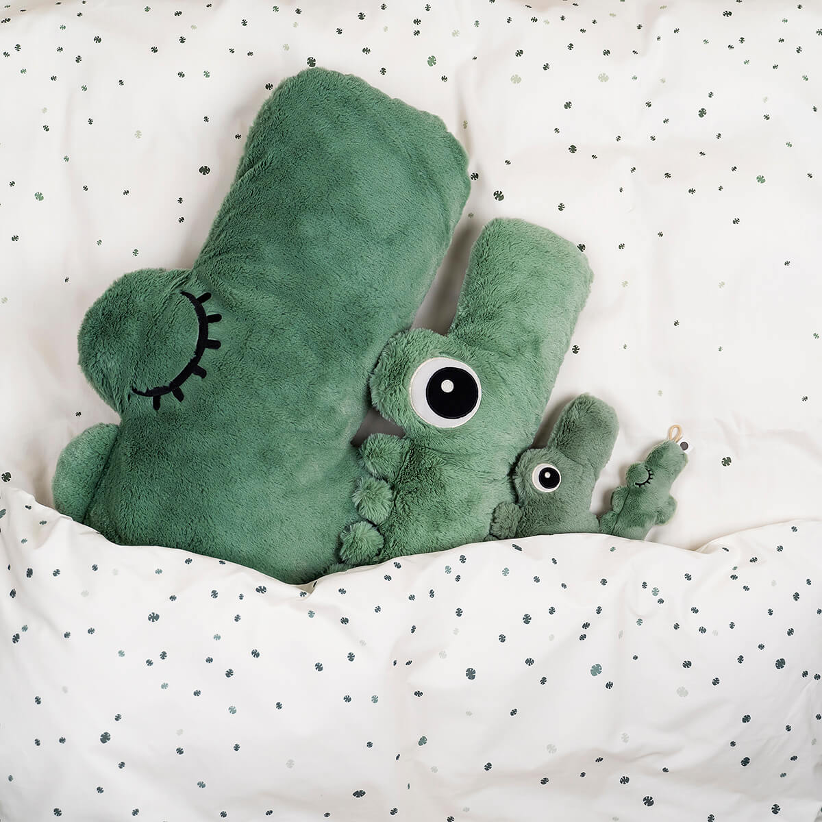 Peluche grande - Croco - Vert