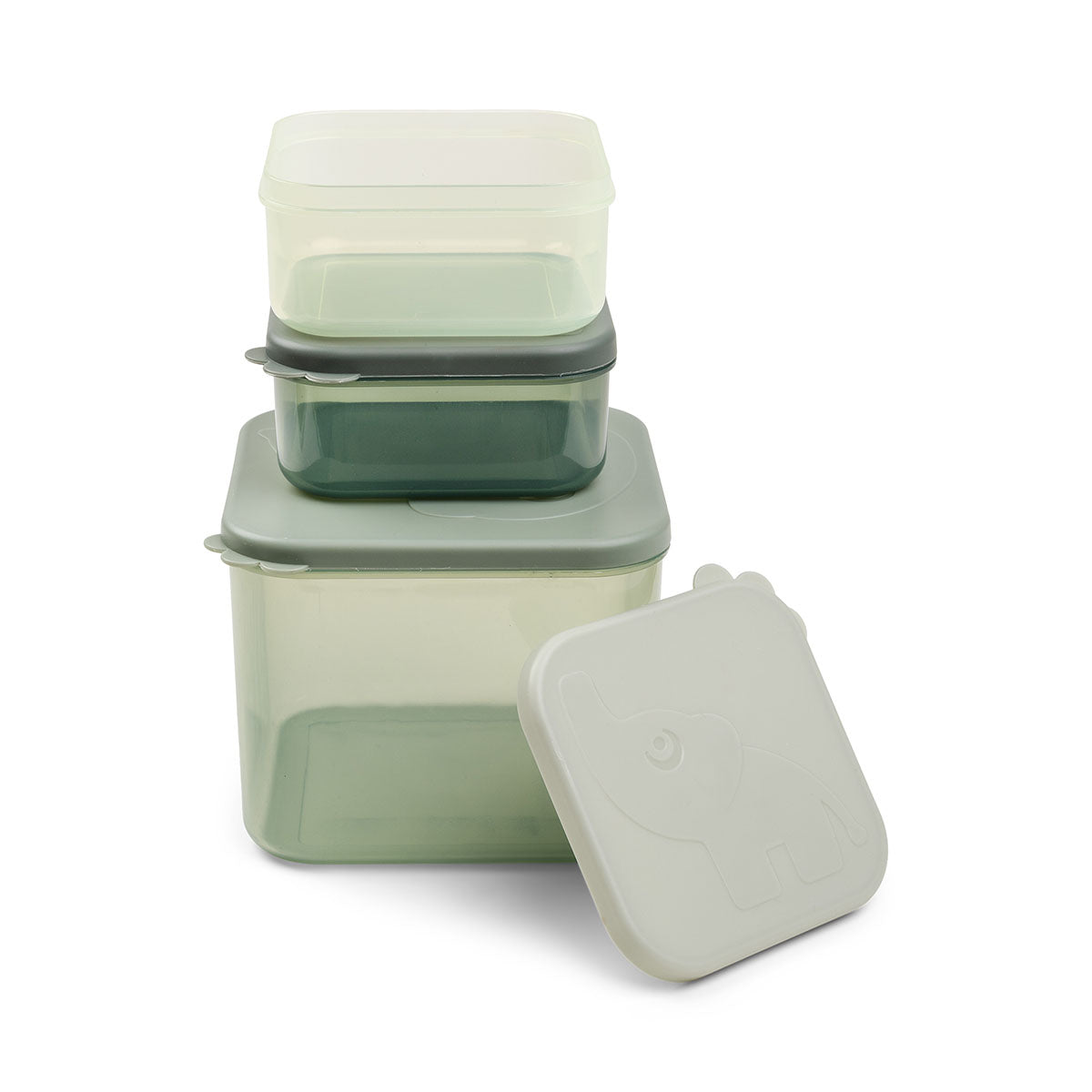 Food storage container set L - Elphee - Green