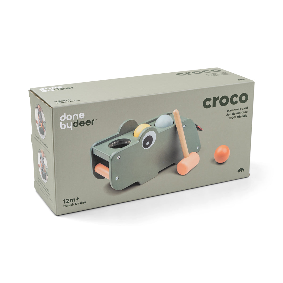 Hammer board - Croco - Green