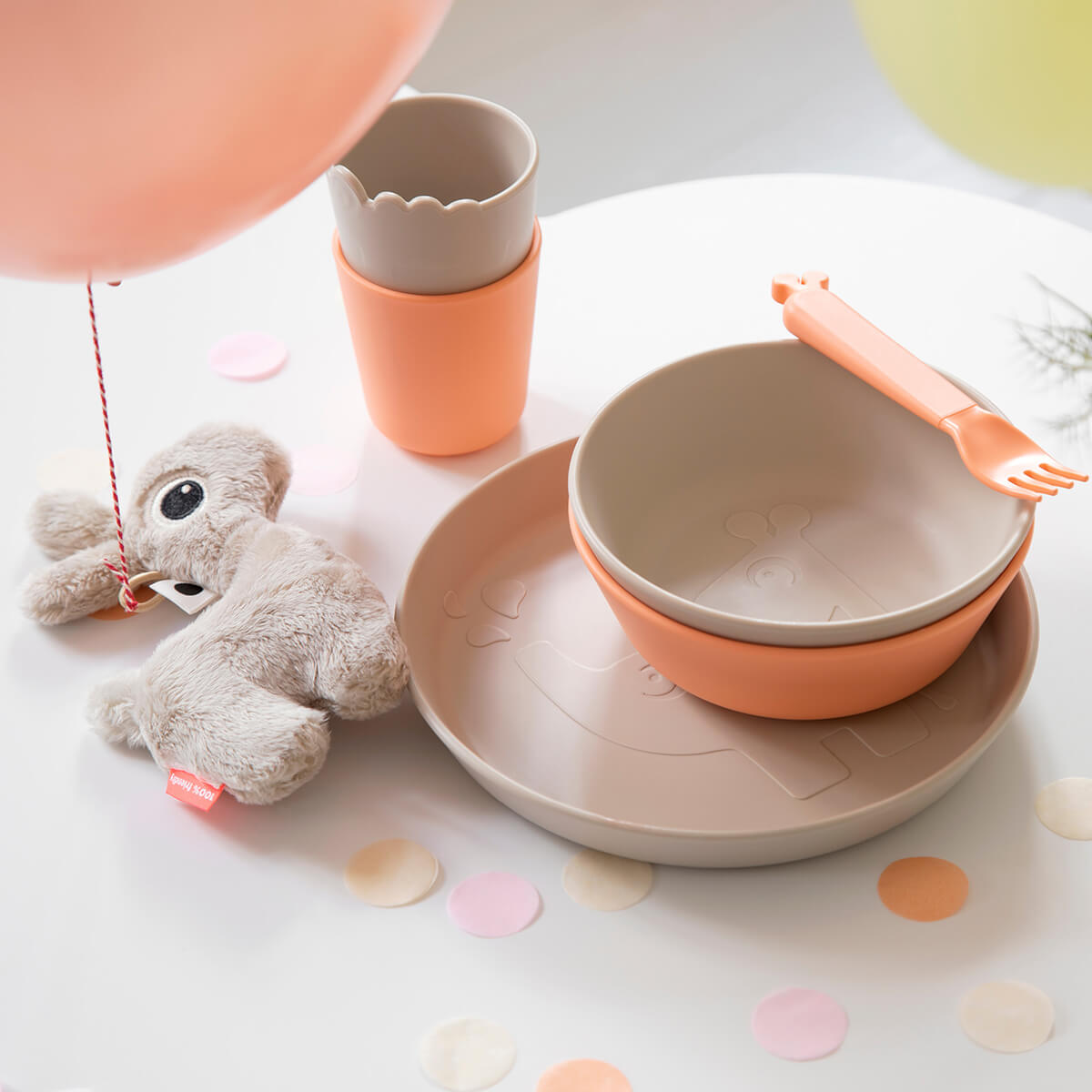 Kiddish bowl 2-pack - Raffi - Sand/Coral