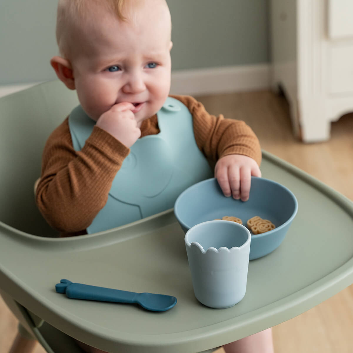 Kiddish first meal set - Blue