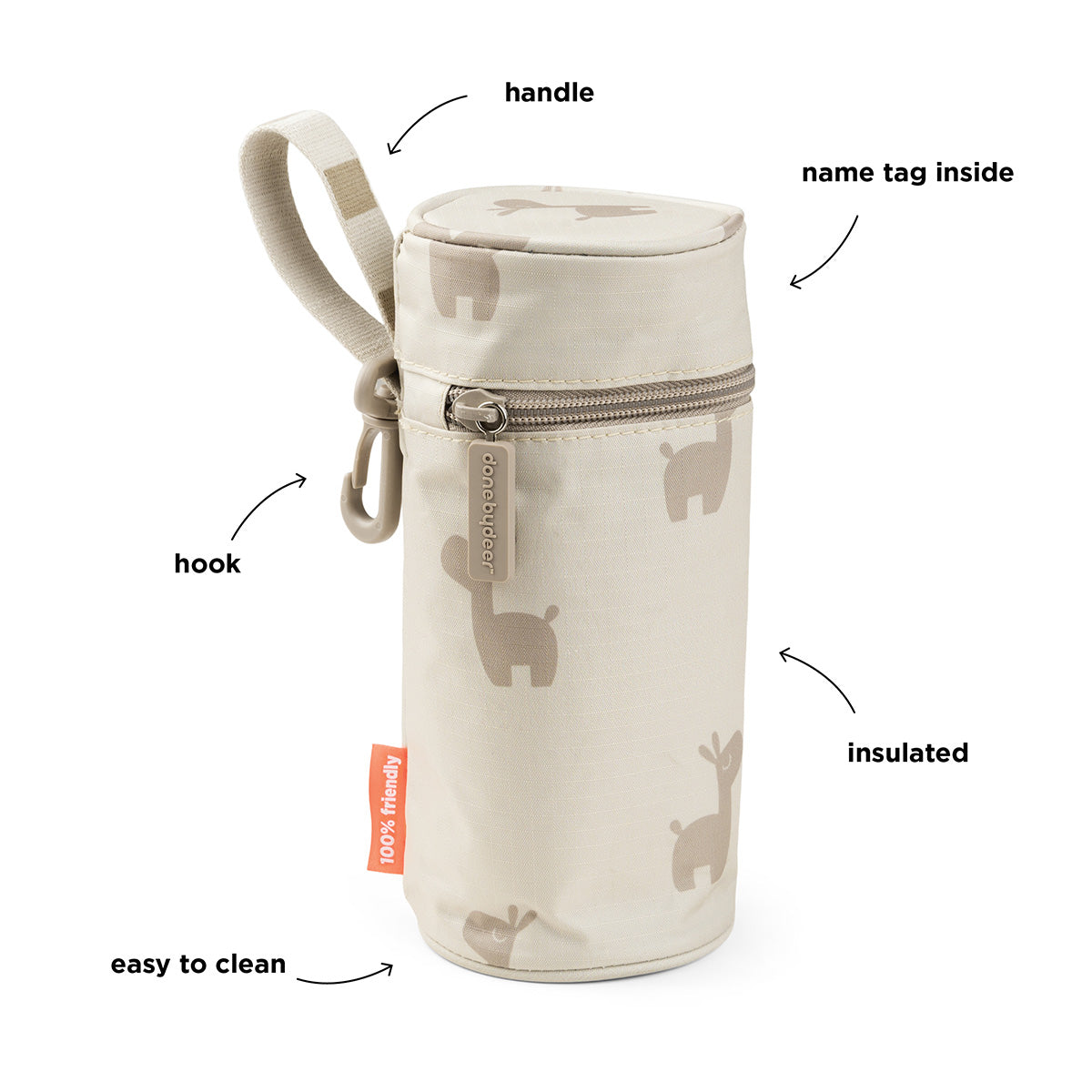 Kids insulated bottle holder - Lalee - Sand