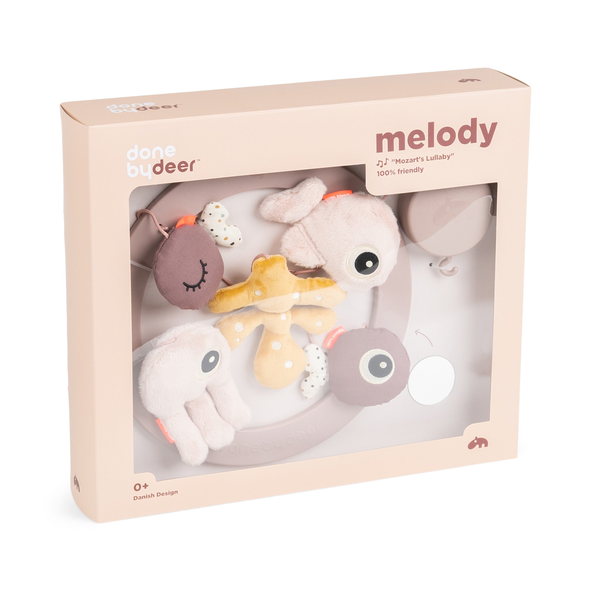 Amazon.com: Done by Deer Sleepy Grey Musical Mirror Mobile