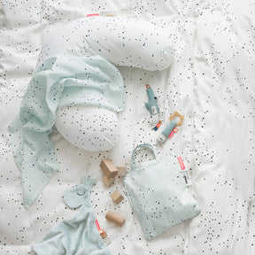 Nursery pillow - Dreamy dots - Blue