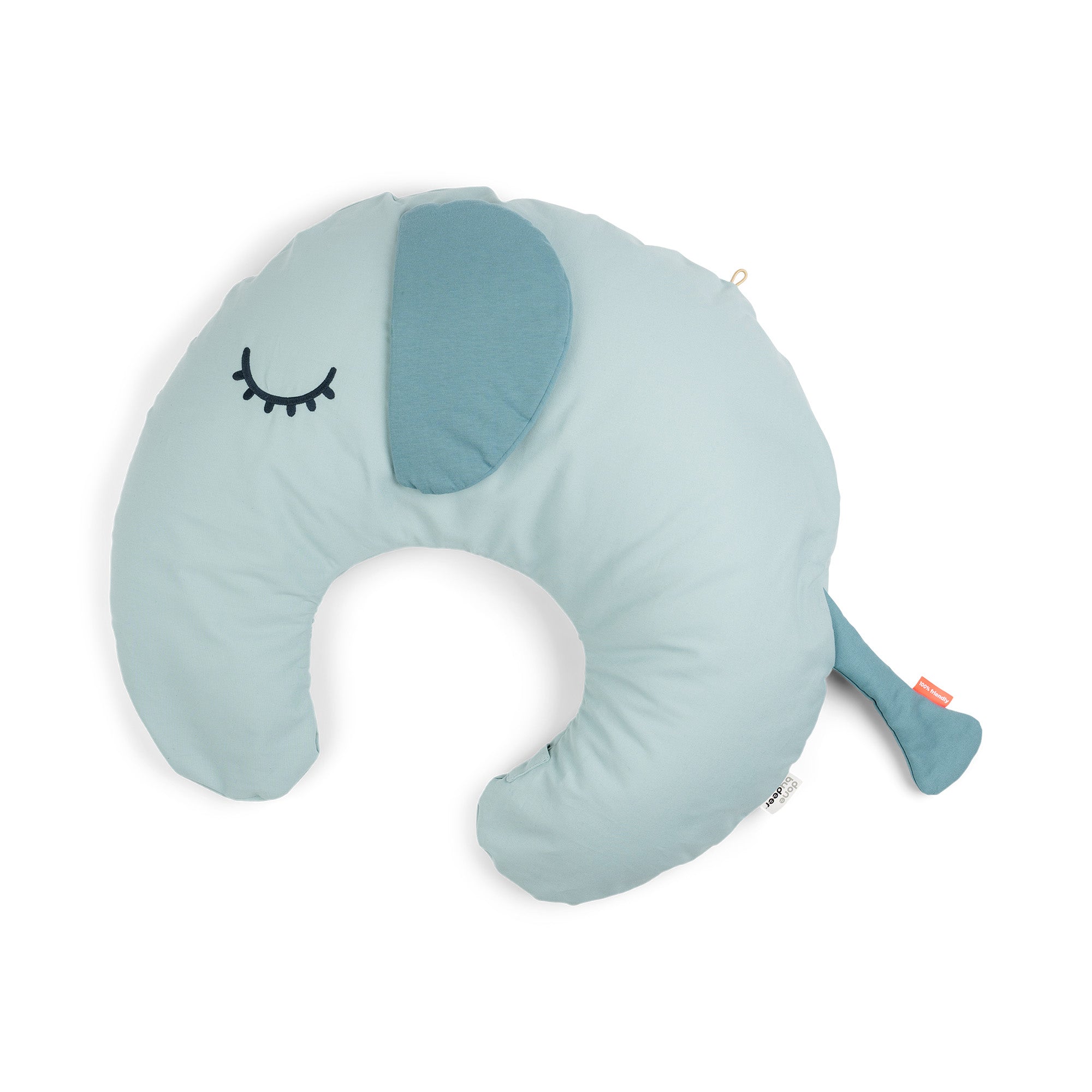 Nursing & baby pillow - Elphee - Blue - Front