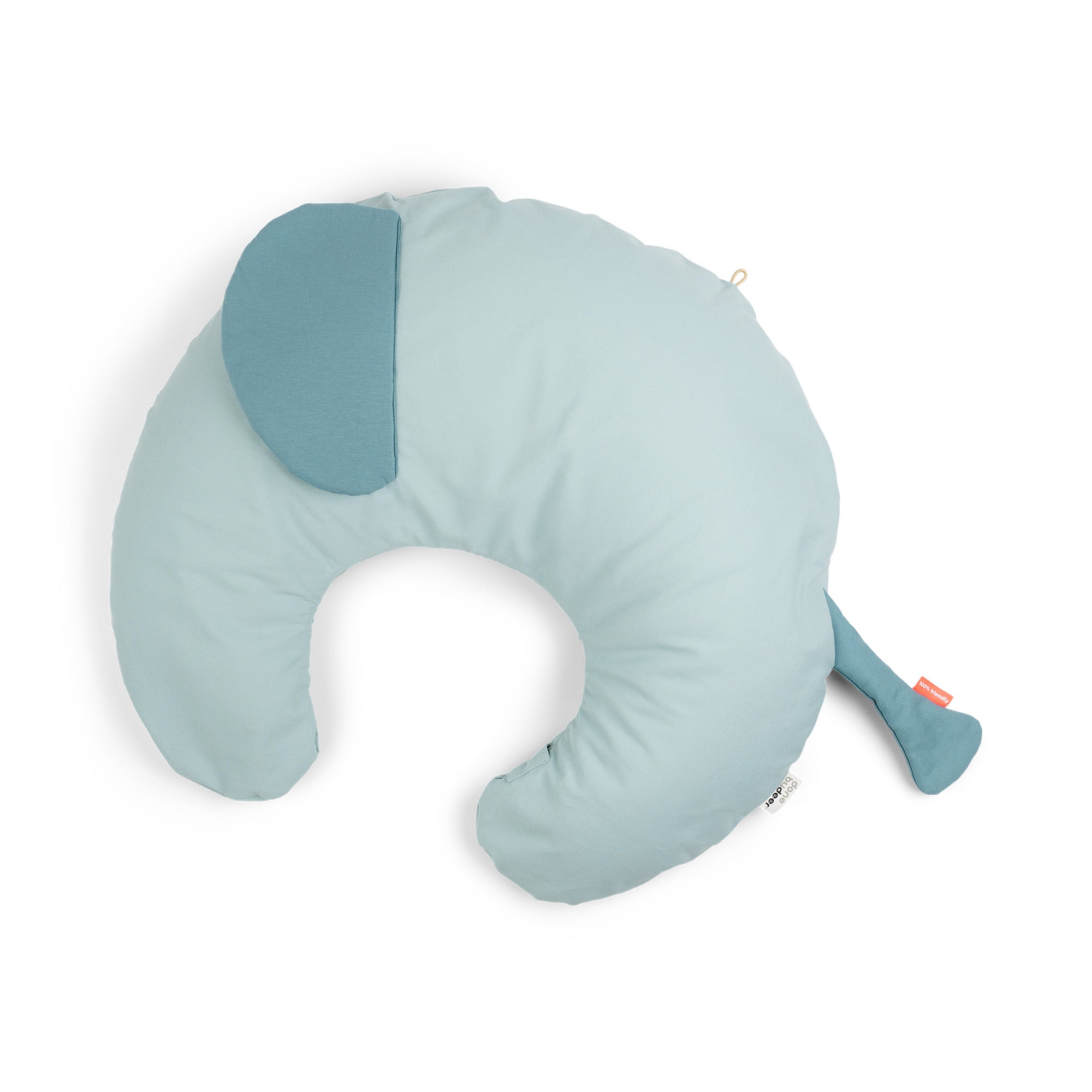 Nursing & baby pillow - Elphee - Blue - Front