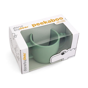 Peekaboo 2-handle cup - Croco - Green - Packaging