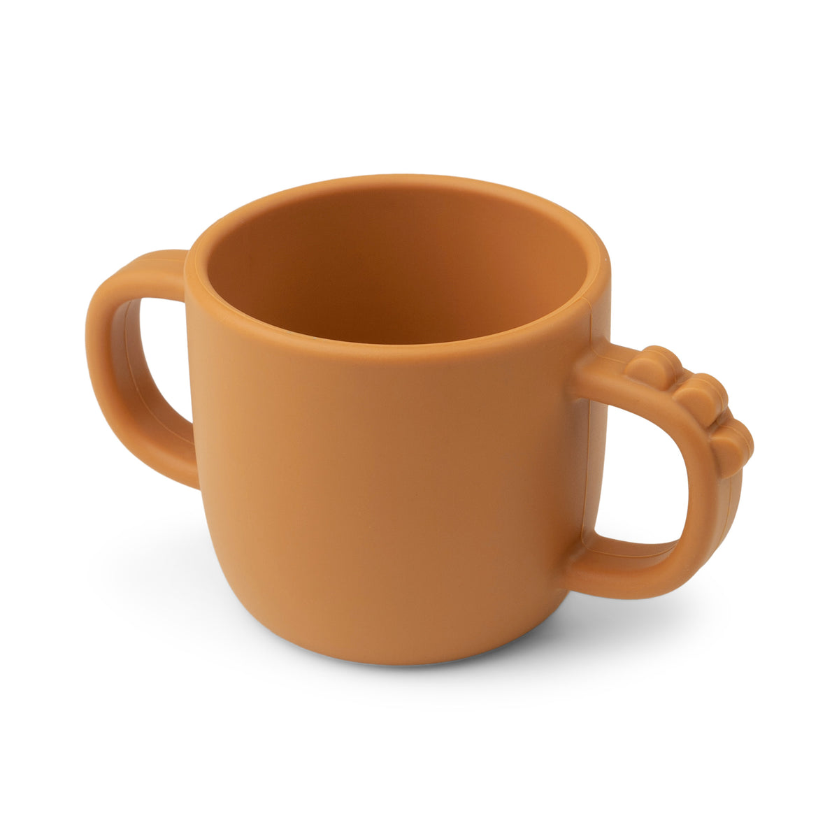 Peekaboo 2-handle cup - Croco - Mustard - Front