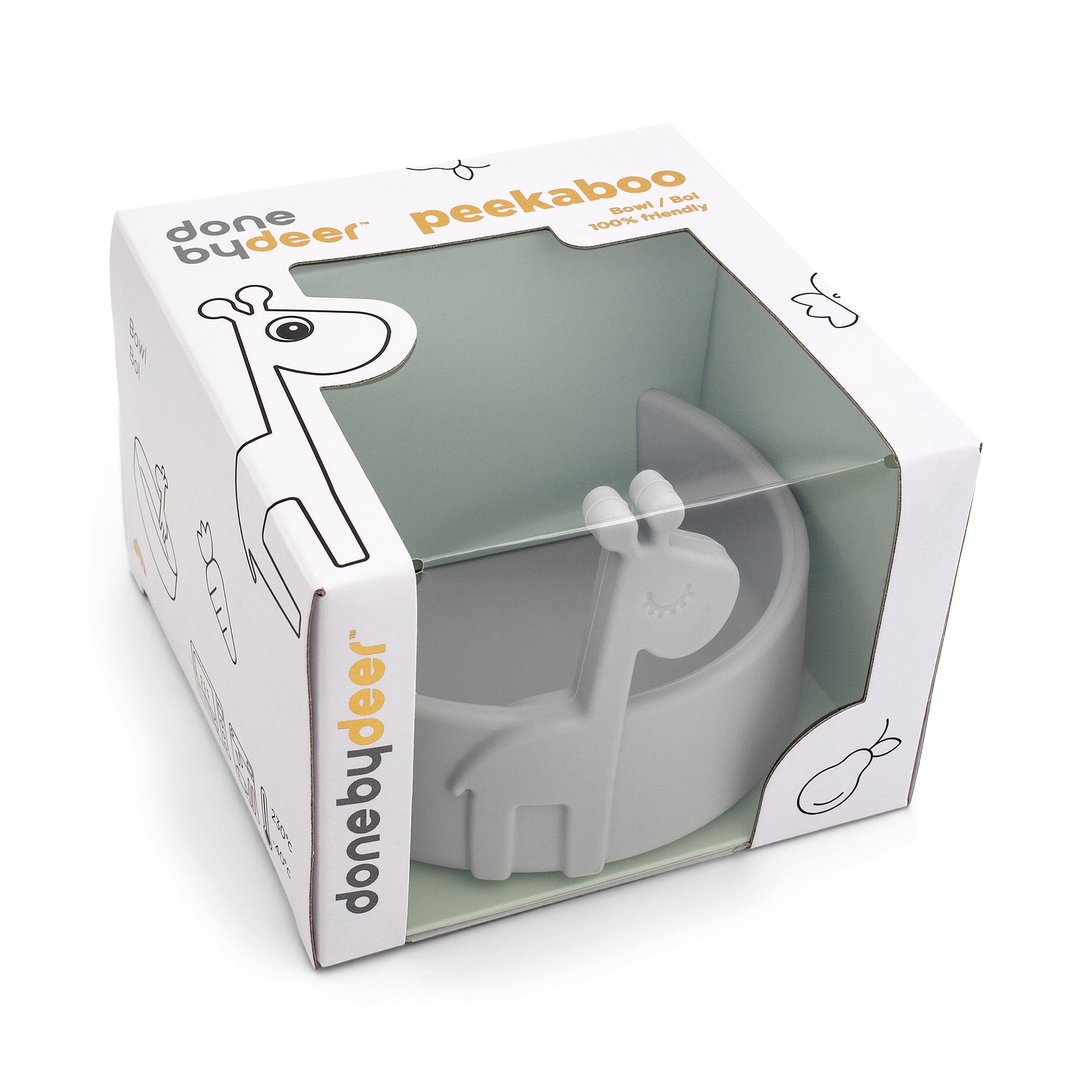 Peekaboo bowl - Raffi - Grey - Packaging