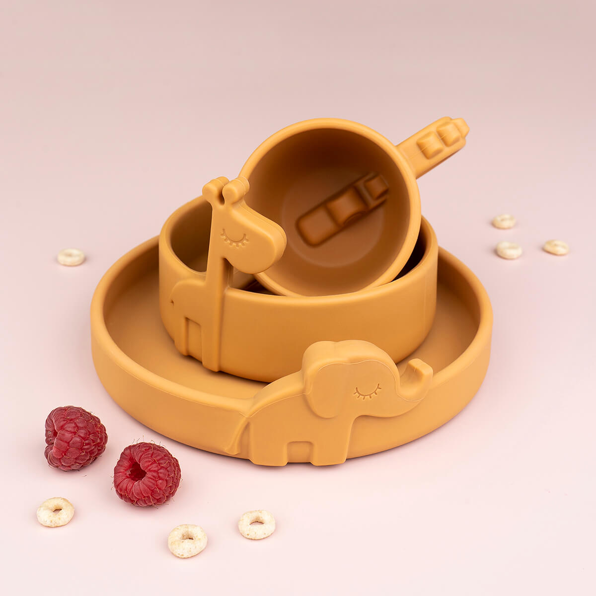 Peekaboo bowl - Raffi - Mustard