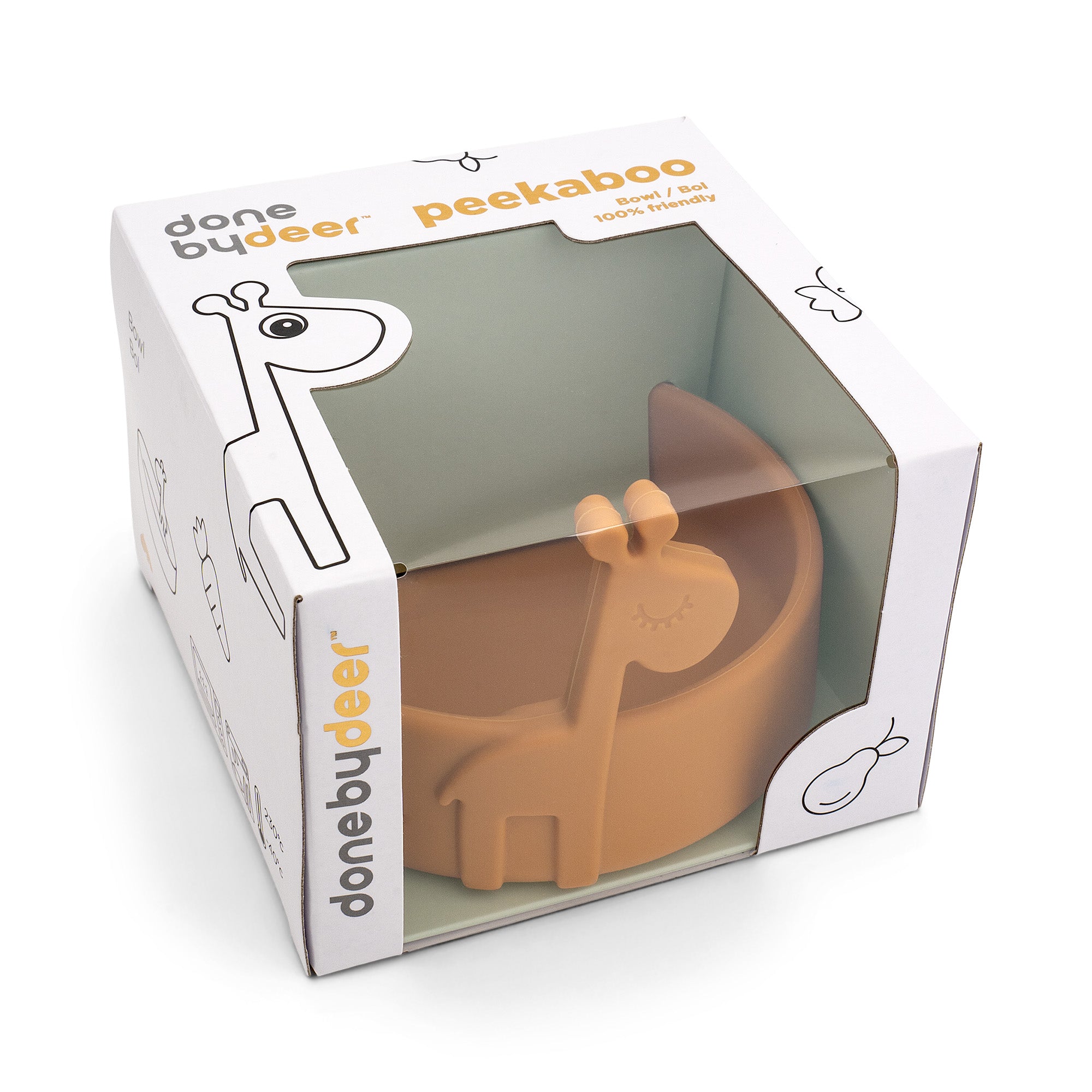 Peekaboo bowl - Raffi - Mustard - Packaging