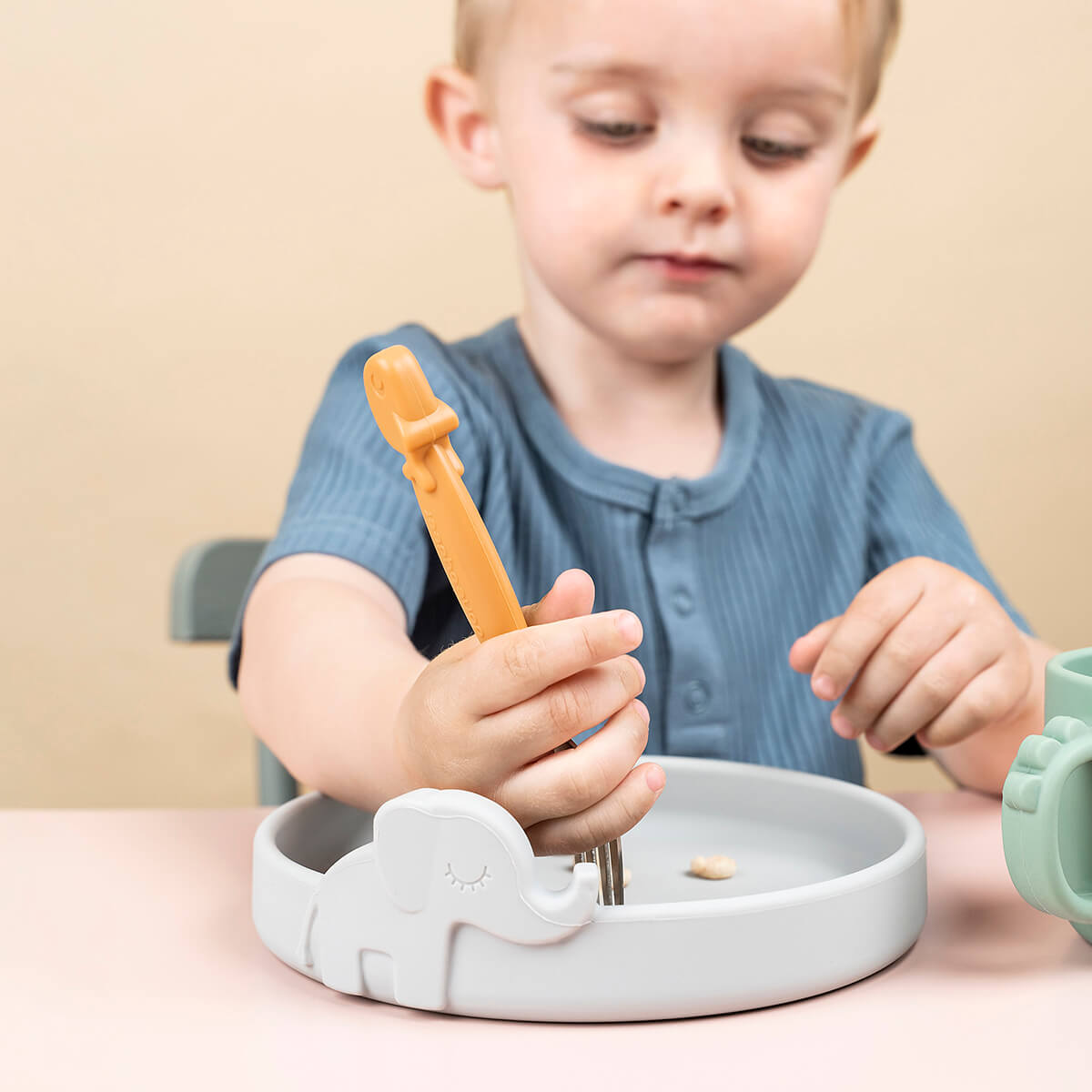 Peekaboo dinner set - Deer friends - Colour mix