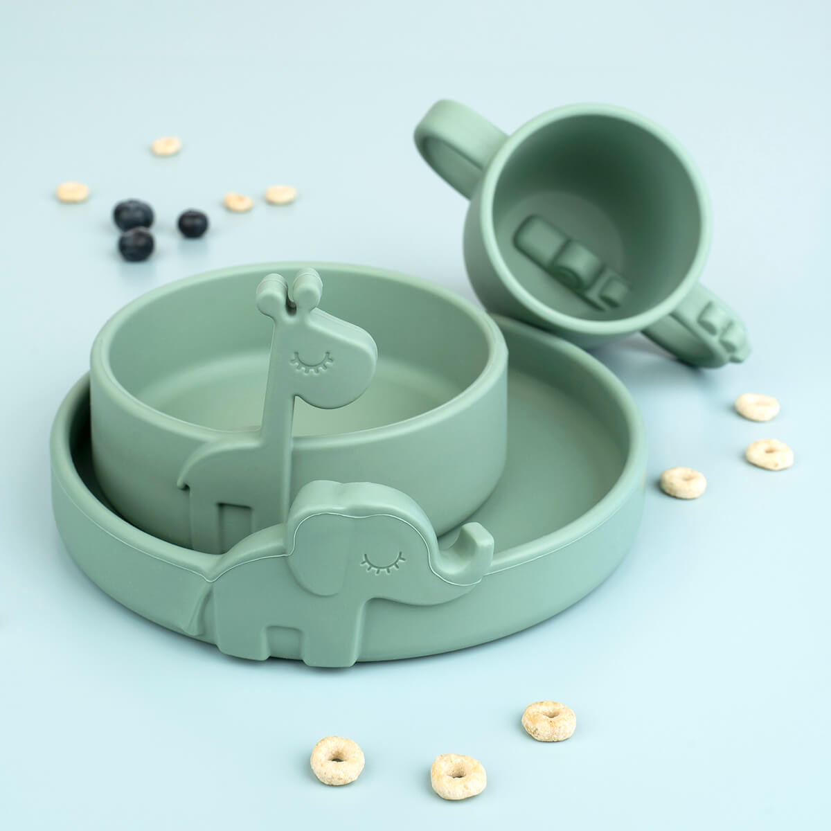 Assiette Peekaboo - Elphee - Vert