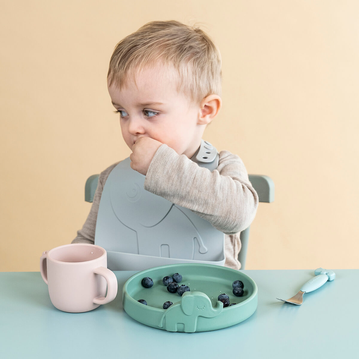 Assiette Peekaboo - Elphee - Vert