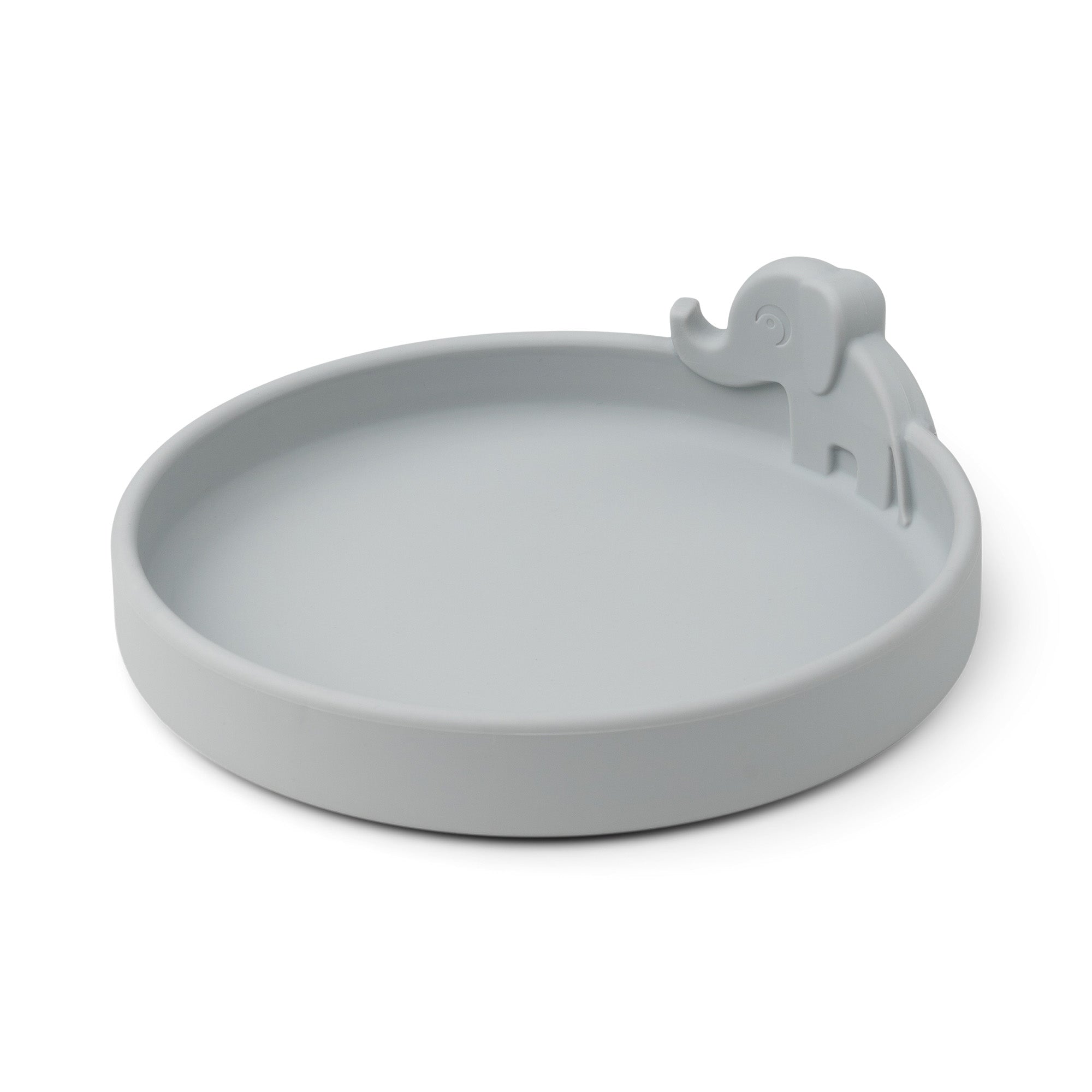 Peekaboo plate - Elphee - Grey - Front