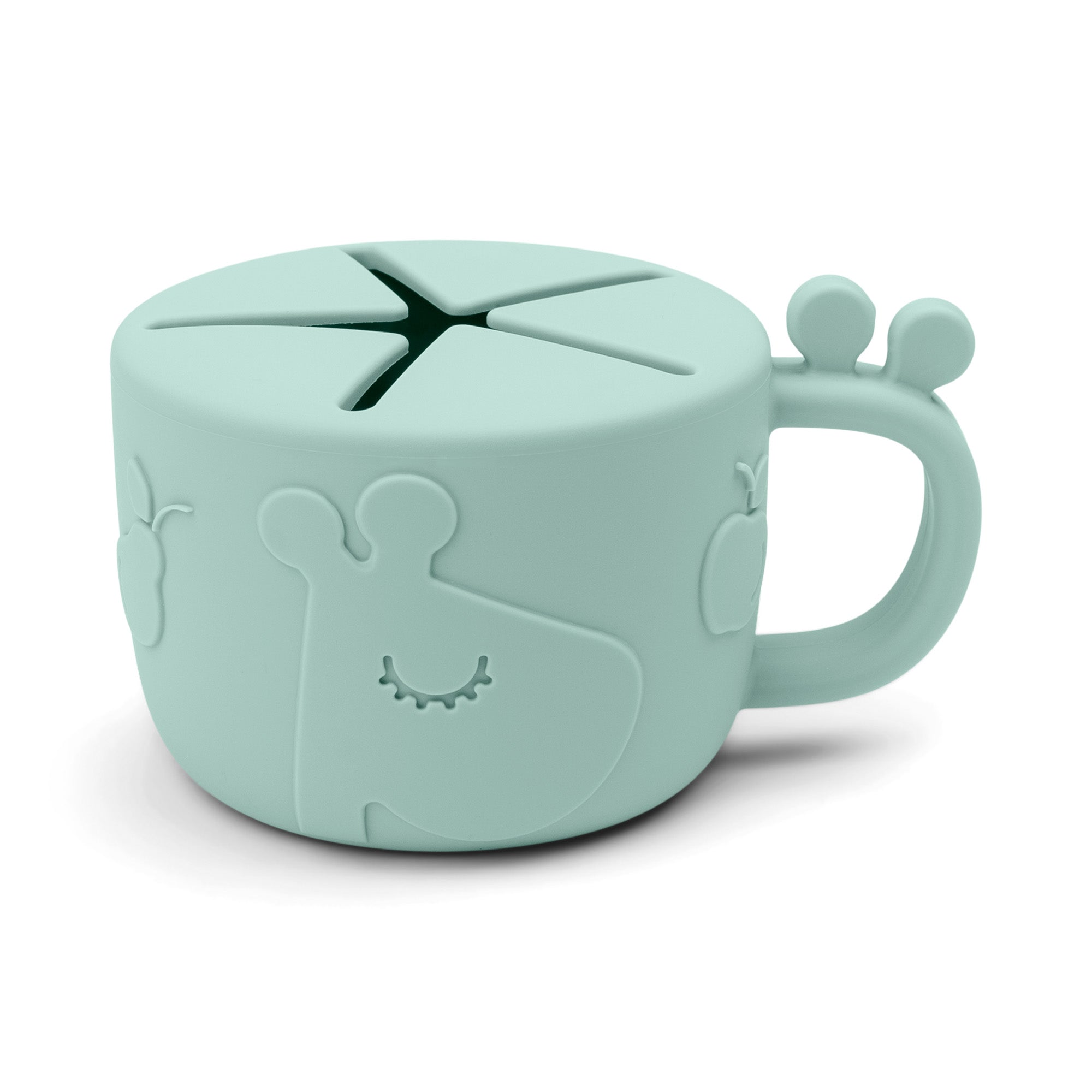 Peekaboo snack cup - Raffi - Blue - Front