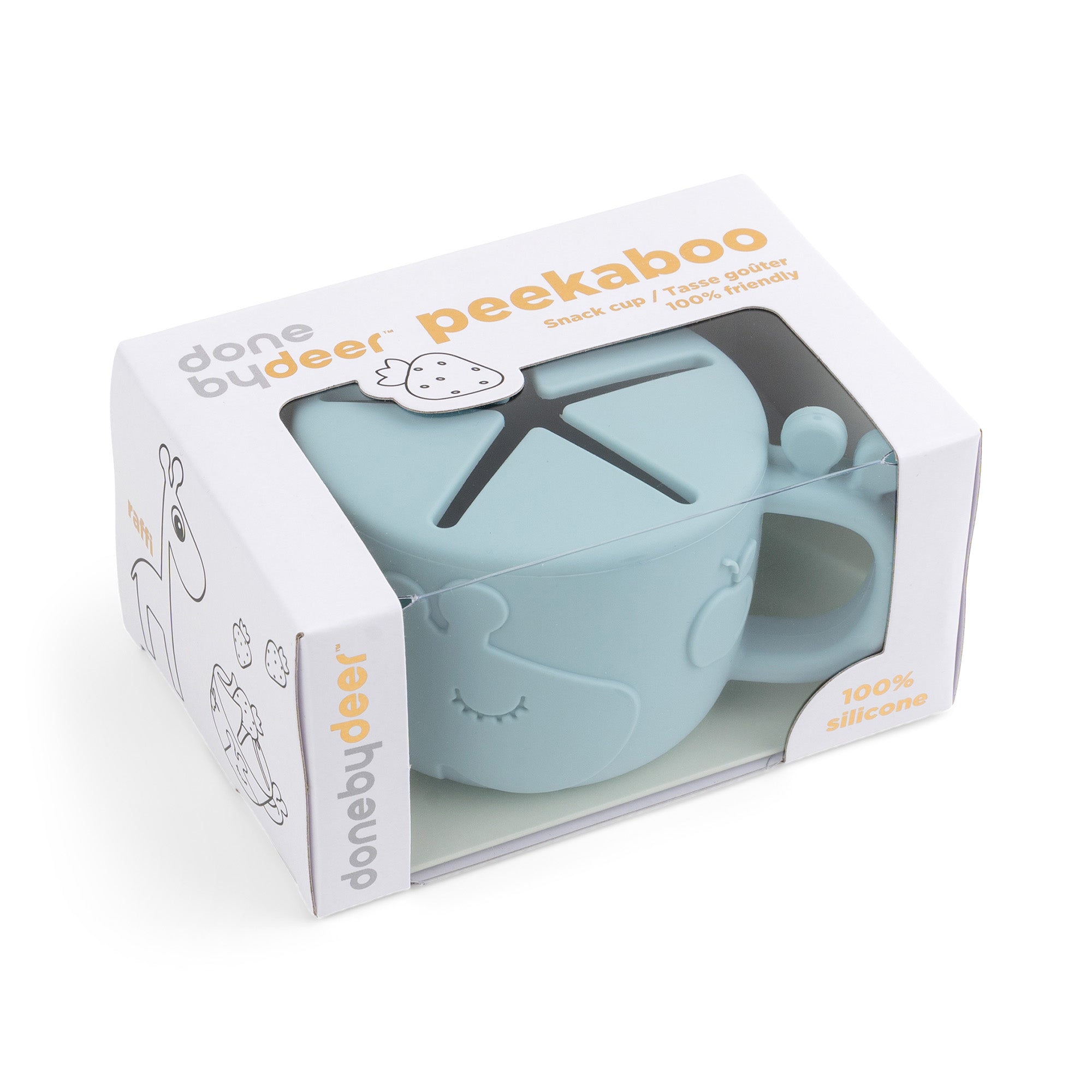 Peekaboo snack cup - Raffi - Blue - Packaging