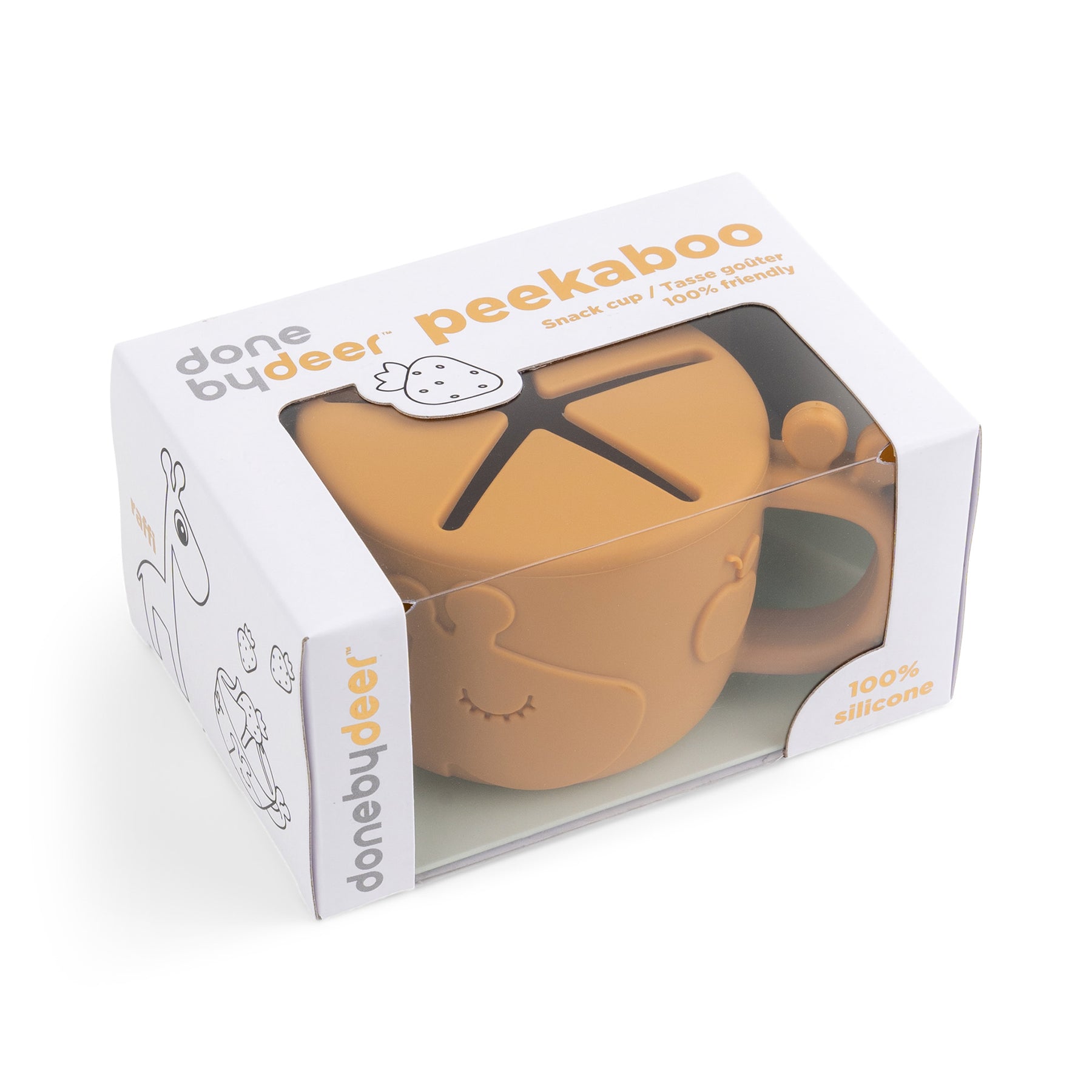 Peekaboo snack cup - Raffi - Mustard - Packaging