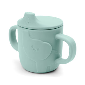 Peekaboo spout cup - Elphee - Blue - Front