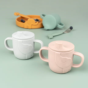 Peekaboo spout cup - Elphee - Grey - Lifestyle