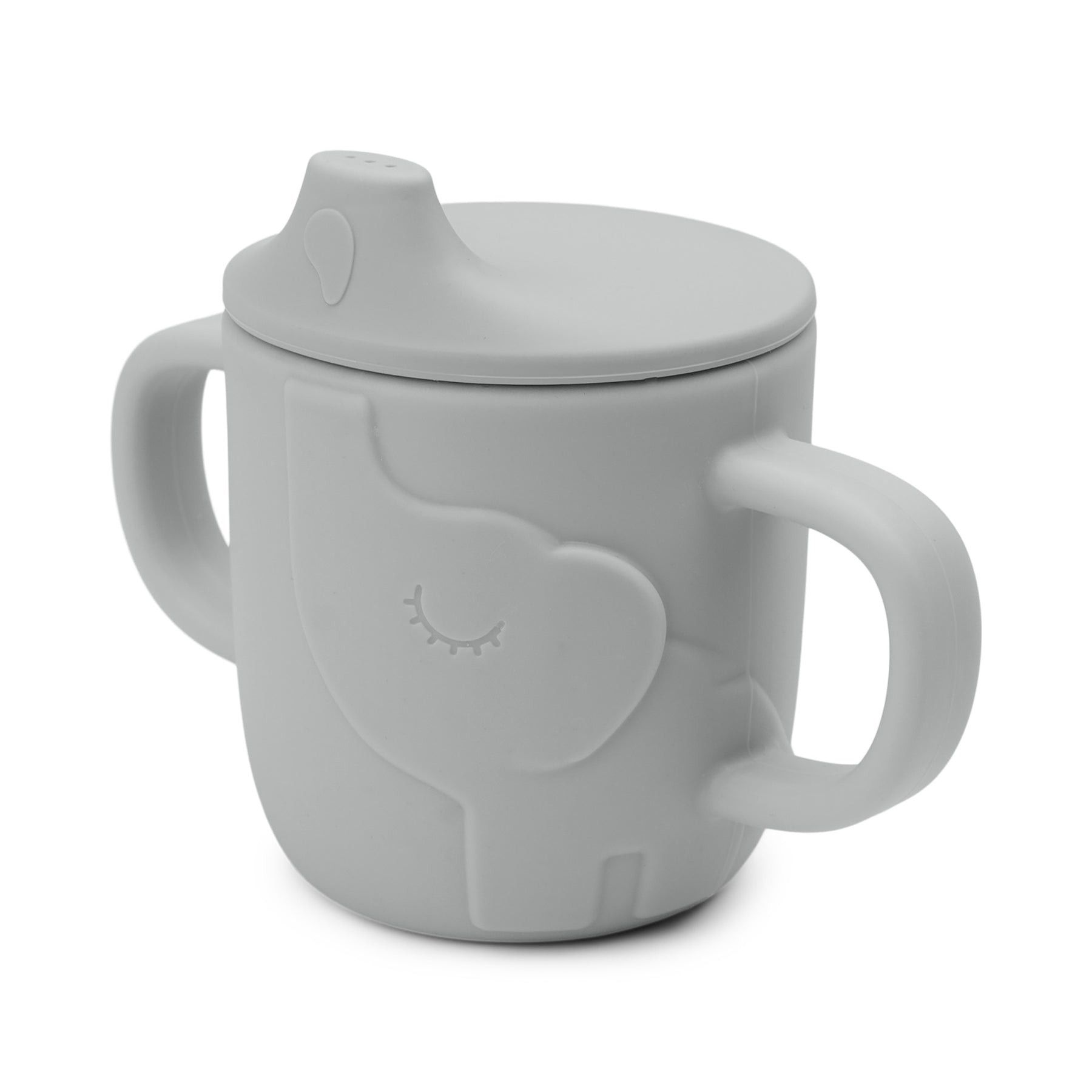 Peekaboo spout cup - Elphee - Grey - Front